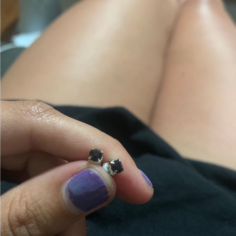Elegant January, birthstone Stud Earrings